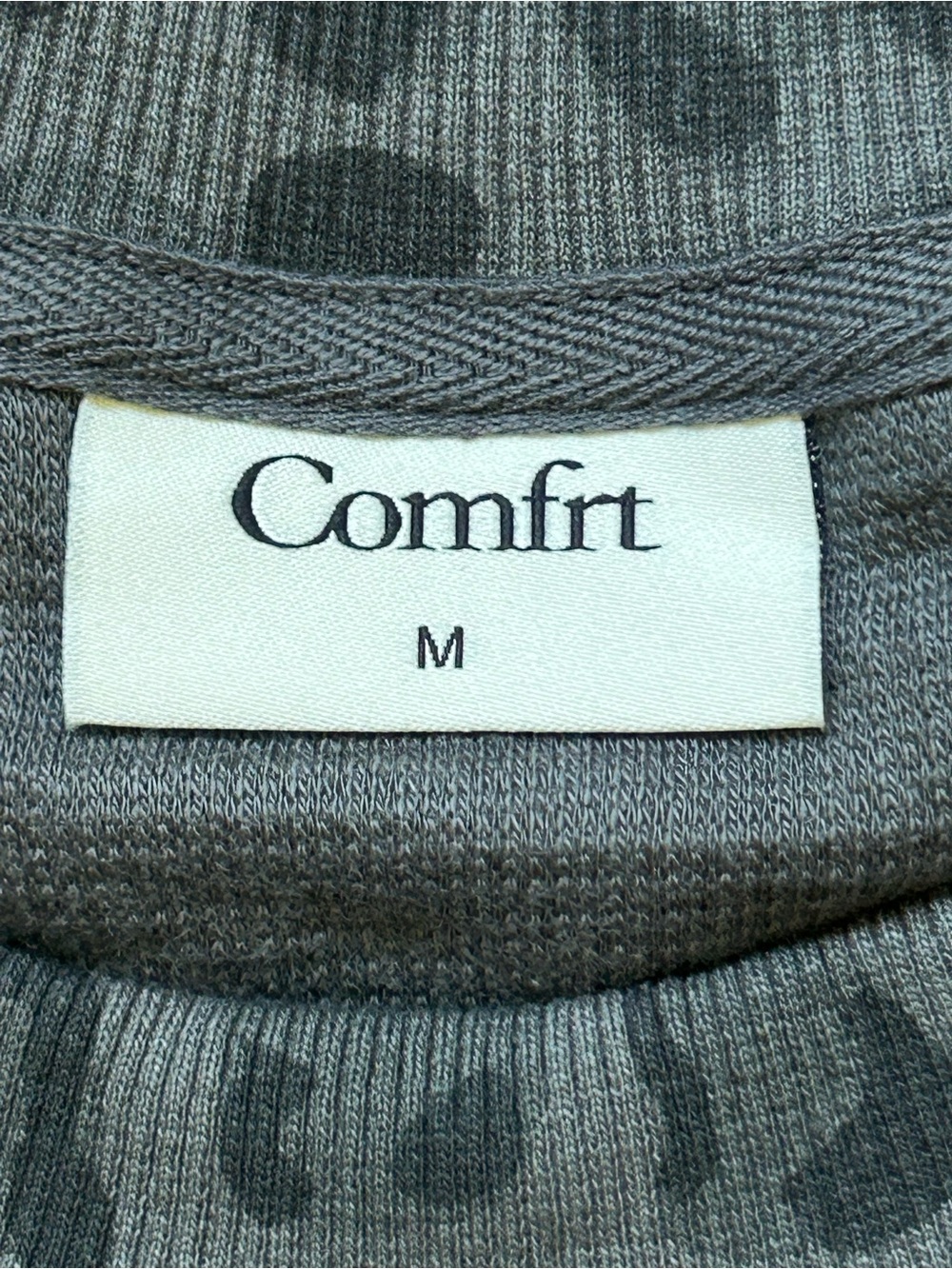NWT Comfrt Waffle Lounge Long Sleeve Panther Leopard Print Medium M - Picture 5 of 11